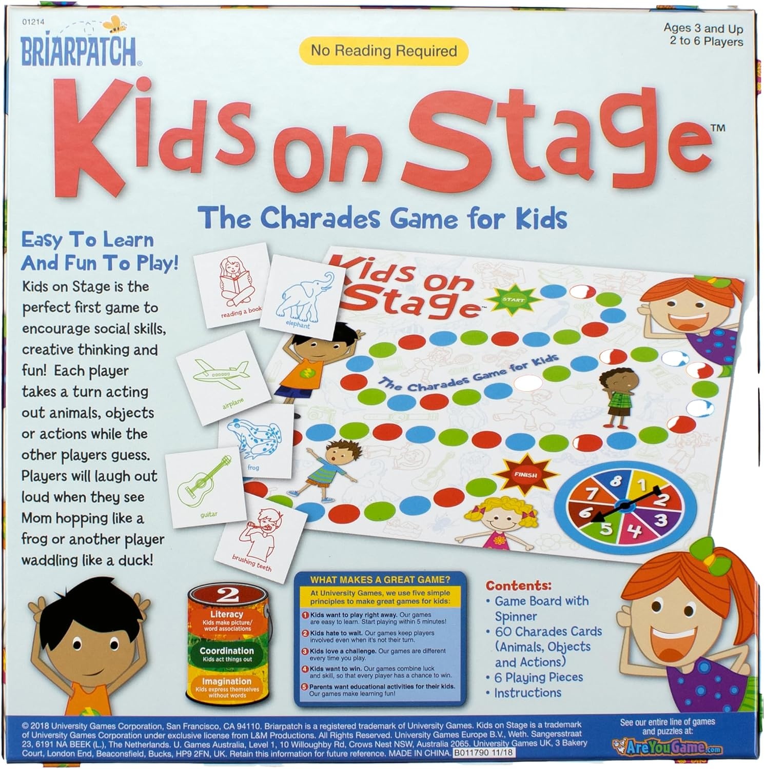 image:imageKids on Stage Charades Game Preschool Learning Game for Kids Ages 3One Size