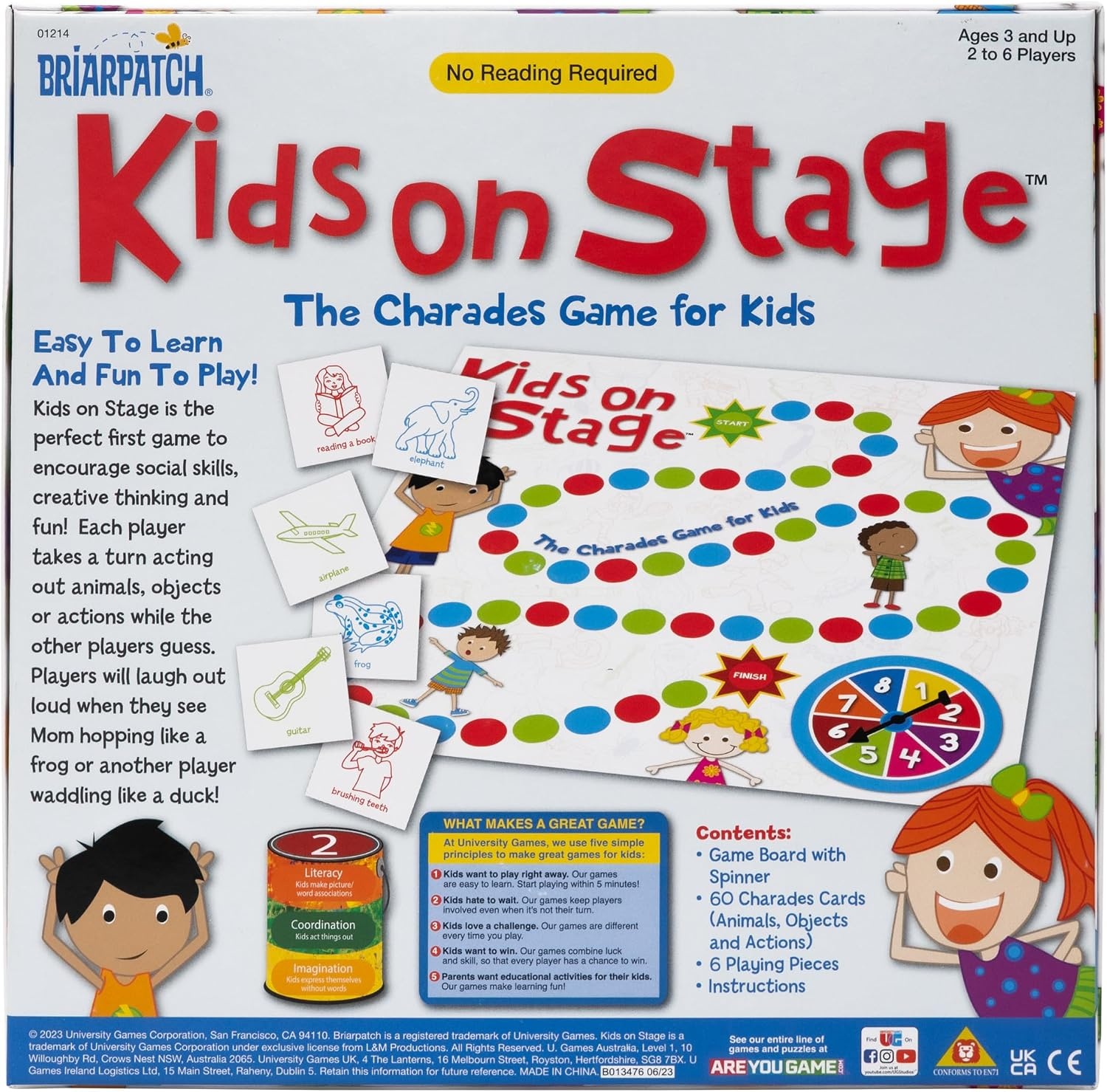 image:imageKids on Stage Charades Game Preschool Learning Game for Kids Ages 3One Size