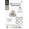 image:imageBePuzzled  Cyclone Hanayama Metal Brainteaser Puzzle Mensa Rated Level 5 for Ages 12 and Up