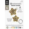 image:imageBePuzzled  Helix Hanayama Metal Brainteaser Puzzle Mensa Rated Level 5 for Ages 12 and Up