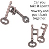 image:imageBePuzzled  Key Hanayama Metal Brainteaser Puzzle Mensa Rated Level 1 for Ages 12 and Up