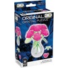 image:imageBePuzzled  Roses in Vase Original 3D Crystal Puzzle Ages 12 and Up PinkRoses  Pink