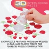 image:imageBePuzzled  Roses in Vase Original 3D Crystal Puzzle Ages 12 and Up PinkRoses  Red