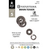 image:imageBePuzzled  Tube Hanayama Metal Brainteaser Puzzle Mensa Rated Level 5 for Ages 12 and UpLabyrinth