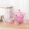 image:imageBePuzzled Carriage Deluxe Original 3D Crystal Puzzle 63 Piece Brain Teaser Collectible Display Puzzle for Kids amp Adults Ages 12 Clear