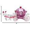 image:imageBePuzzled Carriage Deluxe Original 3D Crystal Puzzle 63 Piece Brain Teaser Collectible Display Puzzle for Kids amp Adults Ages 12 Clear