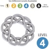 image:imageBePuzzled Coaster Hanayama Metal Brainteaser Puzzle Mensa Rated Level 4 for Ages 12 and UpCoaster