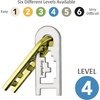 image:imageBePuzzled Coaster Hanayama Metal Brainteaser Puzzle Mensa Rated Level 4 for Ages 12 and UpKeyhole