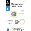 image:imageBePuzzled Coaster Hanayama Metal Brainteaser Puzzle Mensa Rated Level 4 for Ages 12 and UpPlanet