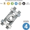 image:imageBePuzzled Coaster Hanayama Metal Brainteaser Puzzle Mensa Rated Level 4 for Ages 12 and UpUU