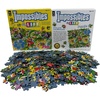 image:imageBePuzzled Hasbro Impossibles Puzzle Featuring Imagery from the Classic Game of Life a 750 Piece Borderless Puzzle for Advanced Puzzlers Ages 15 and Up