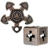 image:imageBePuzzled OGear Hanayama Metal Brainteaser Puzzle Mensa Rated Level 3 for Ages 12 and Up