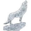 image:imageBePuzzled Original 3D Crystal Jigsaw Puzzle  Wolf Animal Assembly Brain Teaser Fun Model Toy Gift Decoration for Adults amp Kids Age 12 and Up Black 37 Pieces Level 1