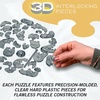 image:imageBepuzzled Original 3D Crystal Puzzle  Treasure Chest Black  Fun yet challenging brain teaser that will test your skills and imagination For Ages 12