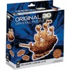 image:imageBrown Pirate Ship Crystal 3D Puzzle Deluxe 101Pc Brain Teaser Ages 12