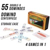 image:imageChickenFoot Double 9 Color Dot Dominoes Travel Tin Set Ages 6