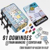 image:imageDouble 12 Domino Game Travel Tin Portable Family Game Ages 8Double 12