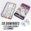 image:imageDouble 6 Domino Game Travel Tin Portable Family Game Ages 8Double 6