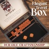 image:imageFront Porch Classics Circa Shut the Box Wooden 9 Number Dice Game with Case for Travel for Adults and Kids Ages 8 and Up