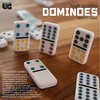 image:imageFront Porch Classics Spinner Dominoes Travel Tin Family Game Set Ages 8