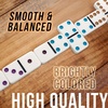 image:imageFront Porch Classics Spinner Dominoes Travel Tin Family Game Set Ages 8