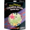 image:imageGlow in the Dark Ceiling Dcor Planets amp Stars with adhesive Ages 5Colorful Stars Super Kit 150 Piece