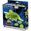 image:imageGreen Triceratops amp Baby Crystal 3D Puzzle Deluxe 61Pc Ages 12