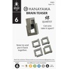 image:imageHanayama News Cast Metal Brain Teaser Puzzle Level 6 Ages 12Quartet