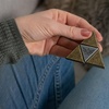 image:imageLegend of Zelda Hylian Shield Hanayama Metal Brain Teaser Ages 12Triforce