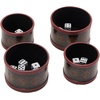 image:imageLiars Dice Bluffing Family Game Set in Wood Case 24 Players Ages 8