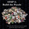 image:imageMurder Mystery Party Classic Mystery Jigsaw Puzzle Clue 1000 Piece Jigsaw Puzzle Based on the Popular Hasbro Board Game