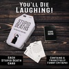 image:imageStupid Deaths Travel Card Game Tin Trivia Game Ages 12