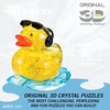 image:imageYellow Rockn Duck Crystal 3D Puzzle 45Pc Brain Teaser Ages 12