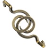 image:imageBePuzzled  Hook Hanayama Metal Brainteaser Puzzle Mensa Rated Level 1 for Ages 12 and Up