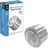 image:imageBePuzzled Coaster Hanayama Metal Brainteaser Puzzle Mensa Rated Level 4 for Ages 12 and UpCylinder