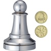 image:imageBePuzzled Hanayama Metal Cast Pawn Chesspiece Puzzle Find Lucky Coins Advanced Challenging Brain Teaser Game for Kids Age 8 amp Above Level 1