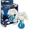 image:imageBePuzzled Roses in Vase Original 3D Crystal Puzzle 44 Piece Brain Teaser Collectible Display Puzzle for Kids amp Adults Ages 12 White