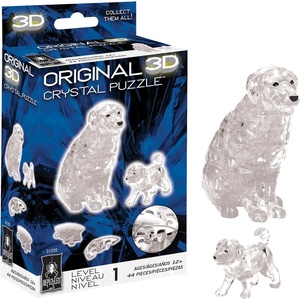 image:imageBePuzzled  Turtles Original 3D Crystal Puzzle Ages 12 and Up GreenDog and Puppy