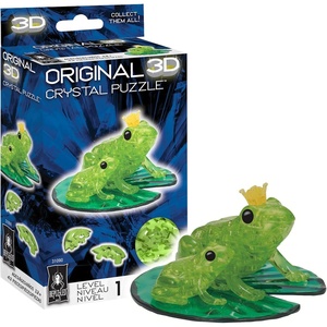 image:imageBePuzzled  Turtles Original 3D Crystal Puzzle Ages 12 and Up GreenFrog