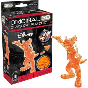 image:imageBePuzzled Disney Goofy Original 3D Crystal Puzzle Perfect for Puzzlers Ages 12 and Up Challenging to Complete and Beautiful to Display Collect Them All