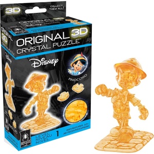 image:imageBePuzzled Disney Pinocchio Original 3D Crystal Puzzle Perfect for Puzzlers Ages 12 and Up Challenging to Complete and Beautiful to Display Collect Them All