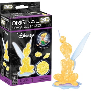 image:imageBePuzzled Disney Tinkerbell Original 3D Crystal Puzzle Perfect for Puzzlers Ages 12 and Up Challenging to Complete and Beautiful to Display Collect Them All