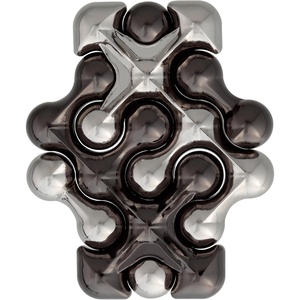 image:imageBePuzzled Dot Hanayama Metal Brainteaser Puzzle Mensa Rated Level 2 for Ages 12 and Up