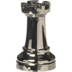image:imageBePuzzled Hanayama Metal Cast Rook Chesspiece Puzzle Find Lucky Coins Advanced Challenging Brain Teaser Game for Kids Age 8 amp Above Level 1