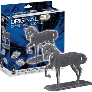 image:imageBePuzzled Horse Deluxe Original 3D Crystal Puzzle Perfect for Puzzlers Ages 12 and Up Challenging to Complete and Beautiful to Display Collect Them All
