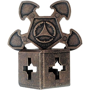 image:imageBePuzzled OGear Hanayama Metal Brainteaser Puzzle Mensa Rated Level 3 for Ages 12 and Up
