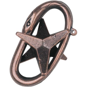 image:imageBePuzzled Star Hanayama Metal Brainteaser Puzzle Mensa Rated Level 3 for Ages 12 and Up