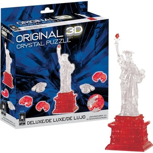 image:imageBePuzzled Statue of Liberty Deluxe Original 3D Crystal Puzzle Perfect for Puzzlers Ages 12 and Up Challenging to Complete and Beautiful to Display Collect Them AllClear