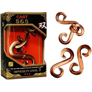 image:imageBepuzzled SampS Hanayama Cast Metal Brain Teaser Puzzle Level 3