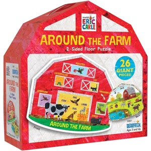 image:imageBriarpatch  The Very Hungry Caterpillar Around The Farm Floor Puzzle Ages 3